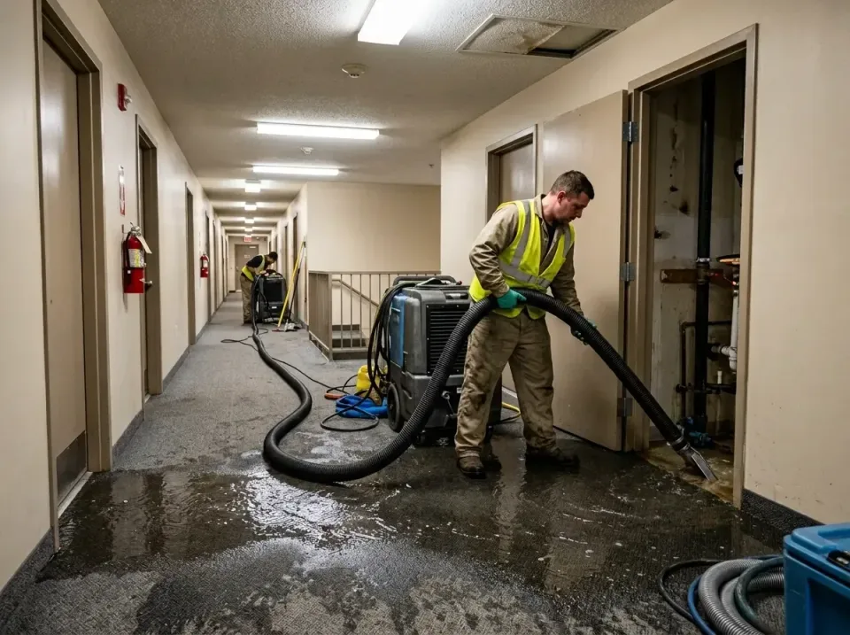 multi-unit-apartment-hallway-f-005 — frequently asked questions, Emergency Burst Pipe Water Extraction & Removal in El Veran…